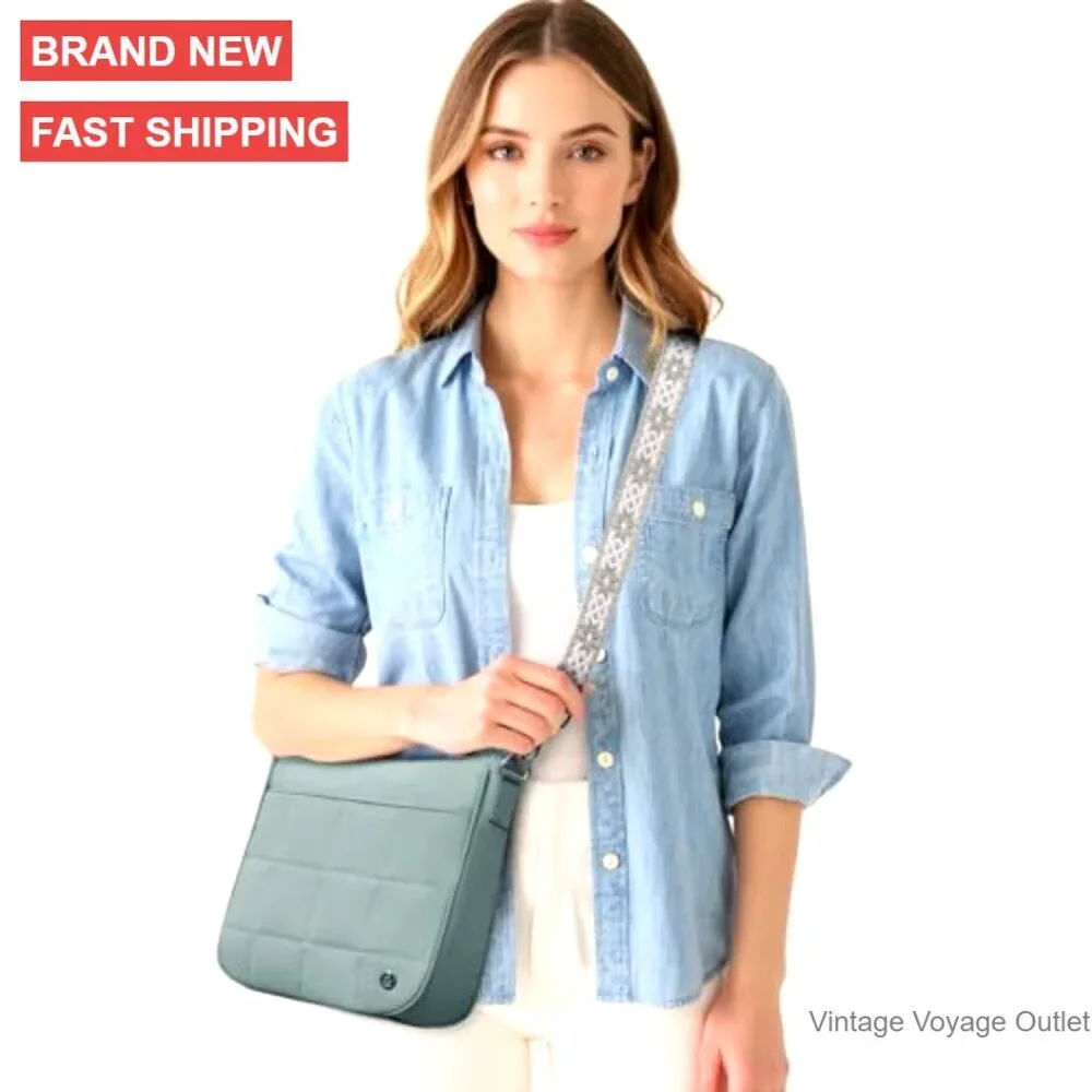 Quilted Puffer Crossbody Bag Anti-Theft Travel Purse Hobo Shoulder Bag